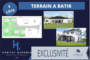 terrain à la vente -   35580  GUICHEN, surface 650 m2 vente terrain - APR700889